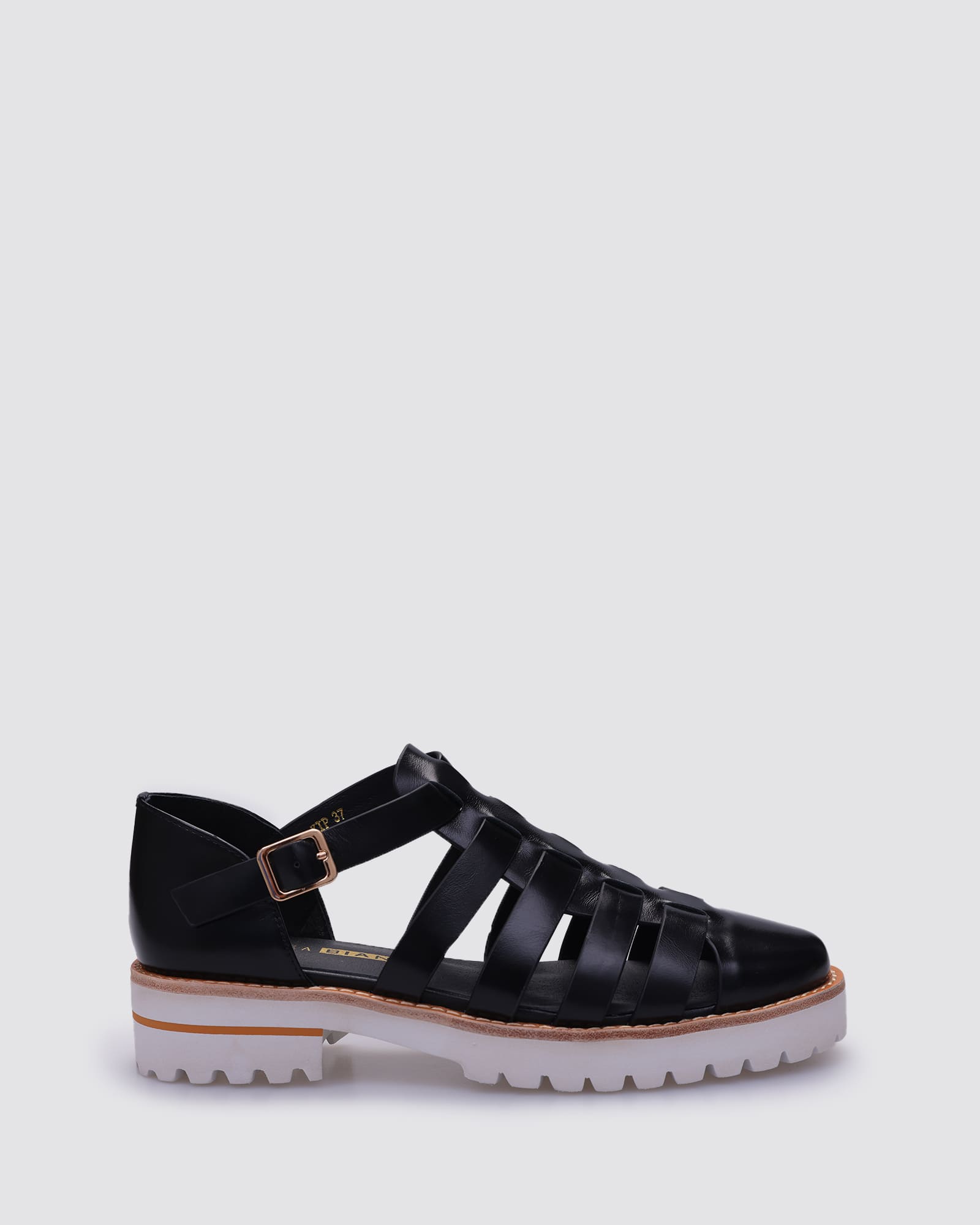 KIP SANDALS BLACK SHINE