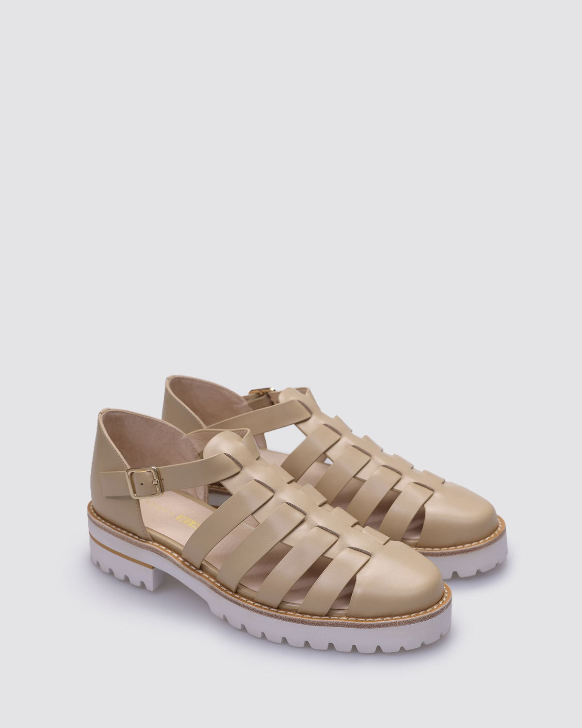 KIP SANDALS LATTE SHINE