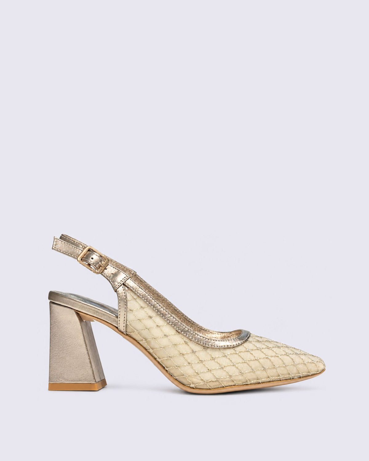 KIPPS SLINGBACK HEELS CHAMPAGNE