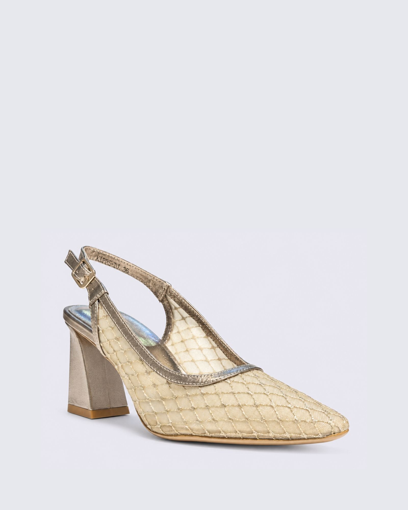 KIPPS SLINGBACK HEELS CHAMPAGNE