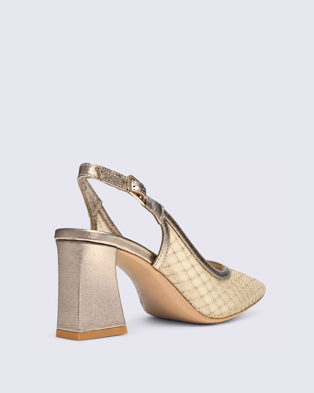 KIPPS SLINGBACK HEELS CHAMPAGNE