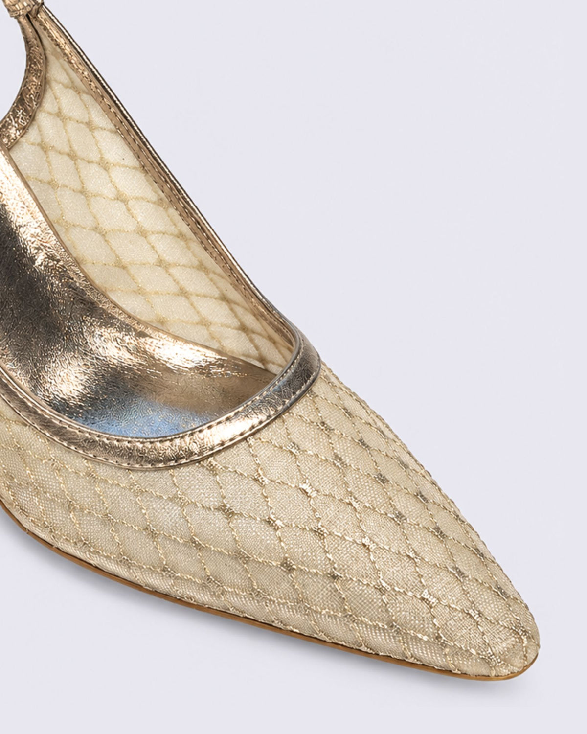 KIPPS SLINGBACK HEELS CHAMPAGNE