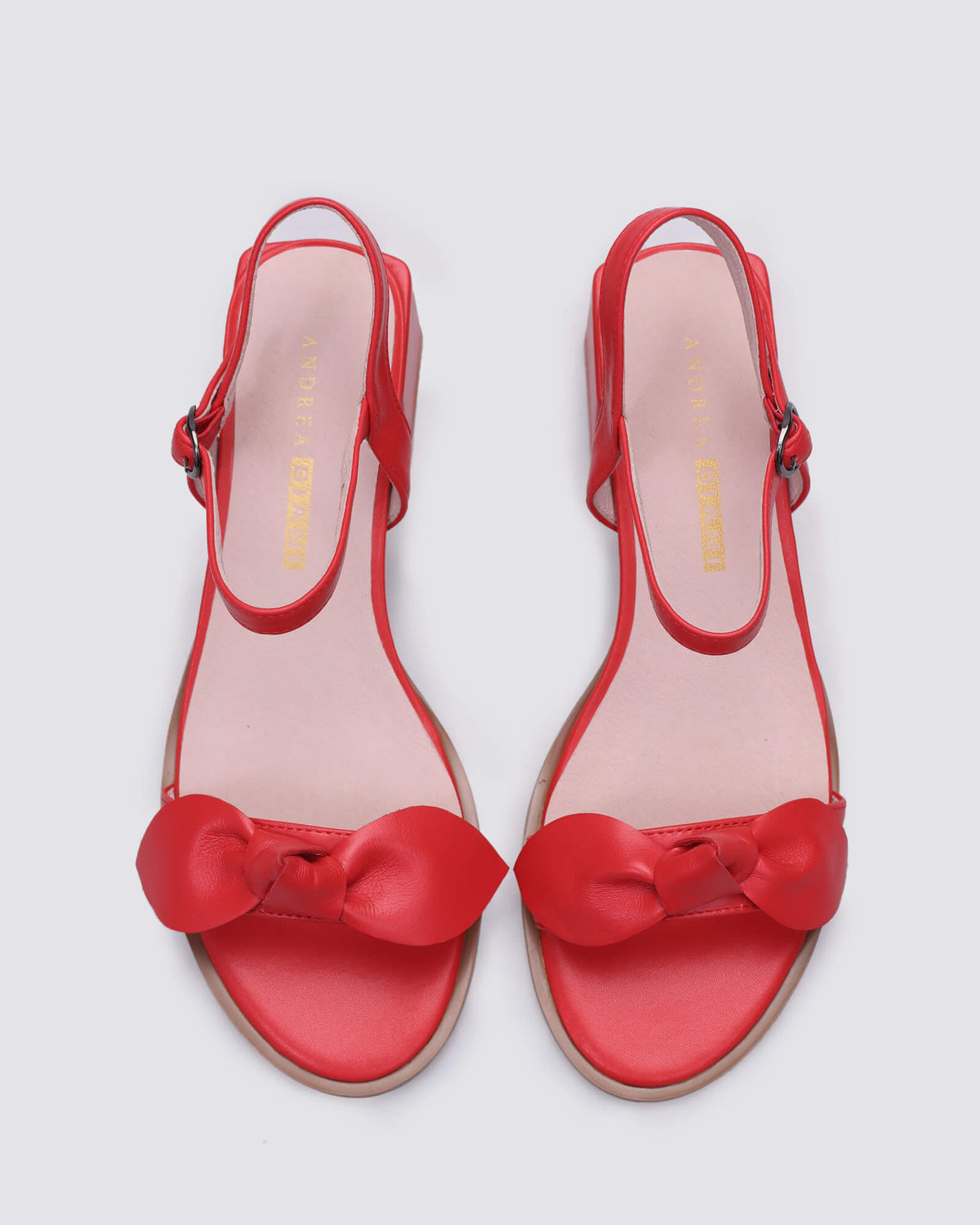 KITTEN BLOCK HEELS RED ROUGE