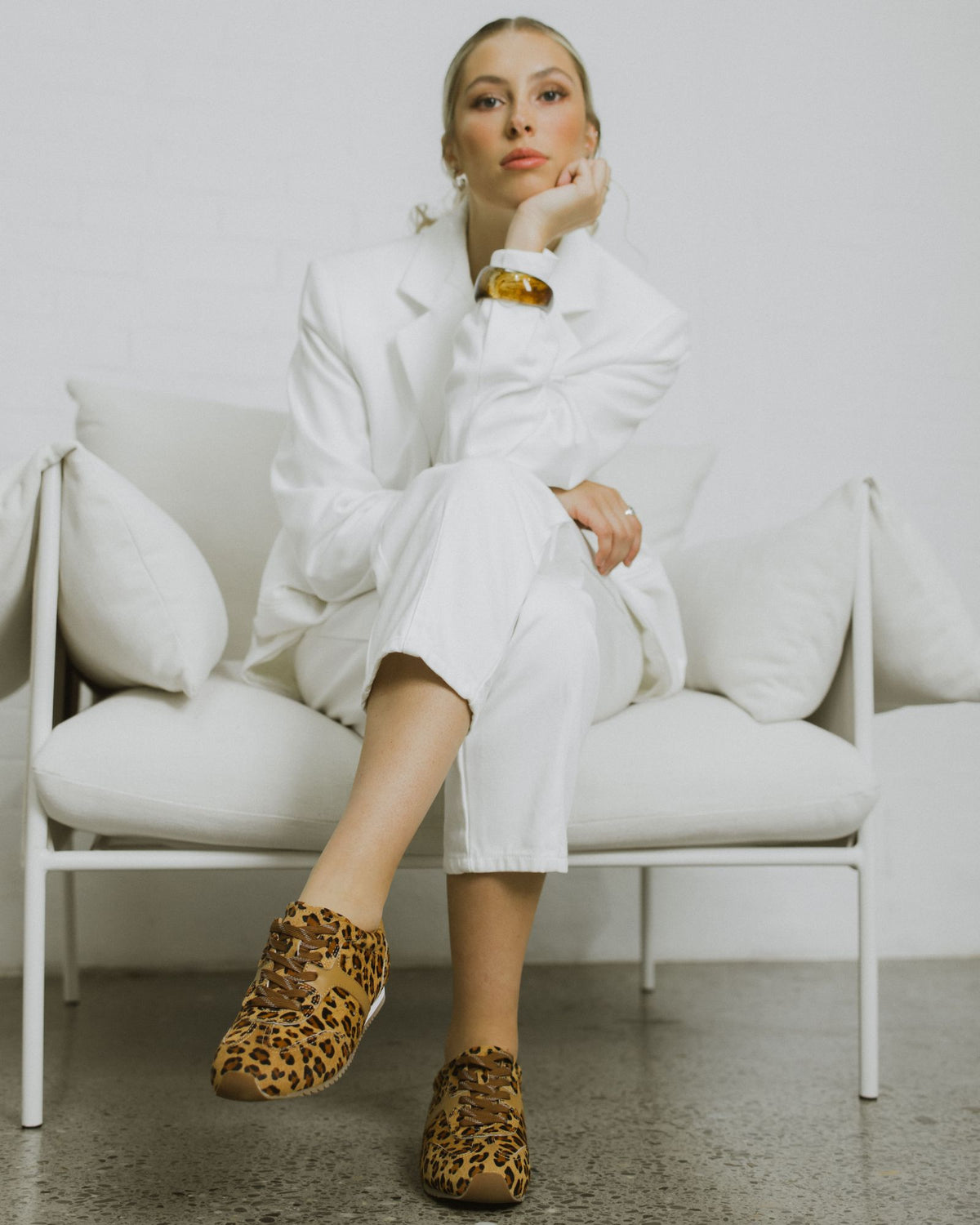 KITTY SNEAKERS LEOPARD SUEDE