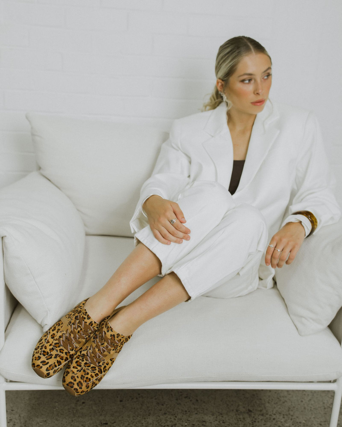 KITTY SNEAKERS LEOPARD SUEDE