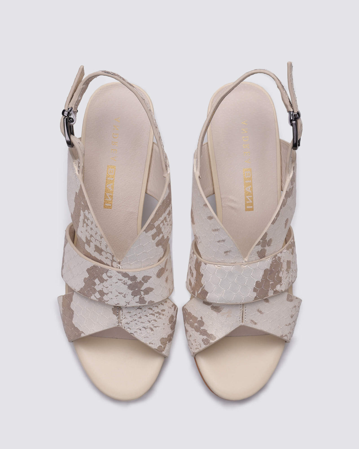 KODA HEELS PLATINO SNAKE