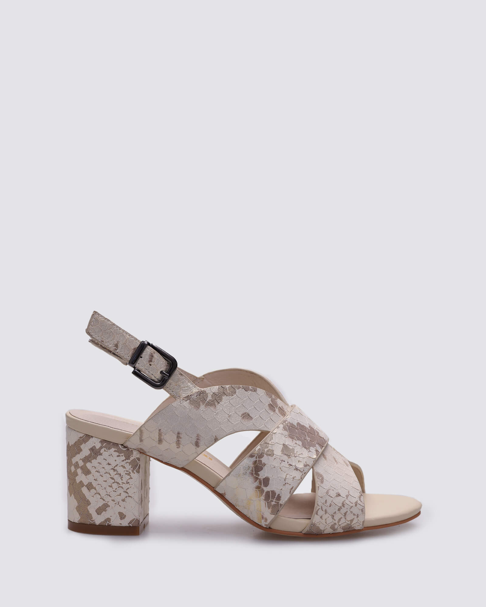 KODA HEELS PLATINO SNAKE