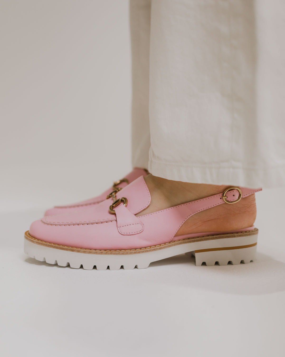 KOLA SLINGBACK FLATS BLOSSOM PINK