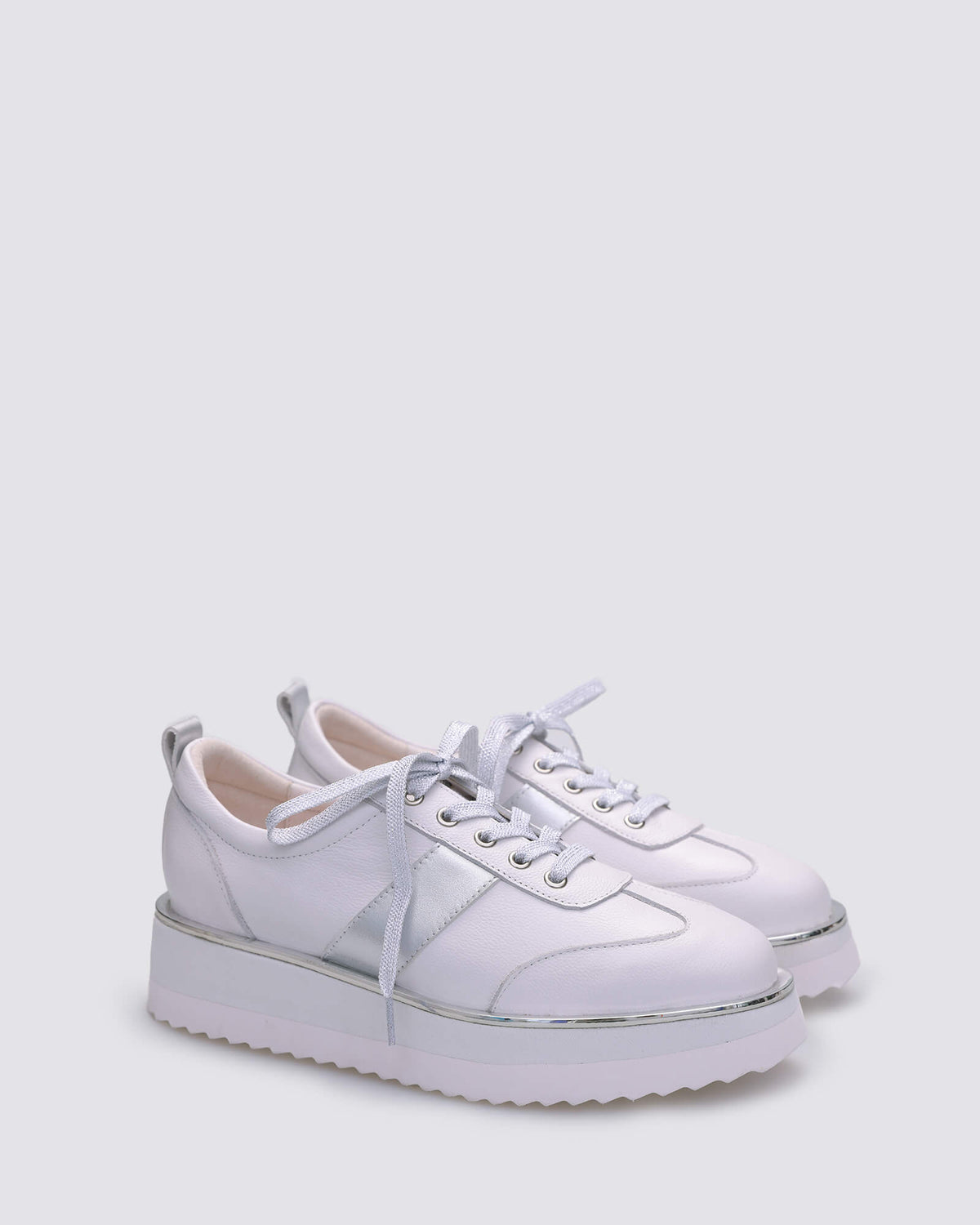 KORI SNEAKERS WHITE/SILVER