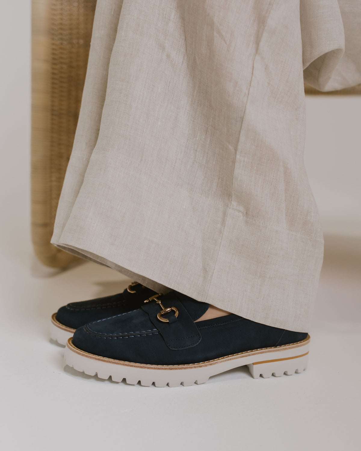 KRYSTAL LOAFERS NAVY SUEDE