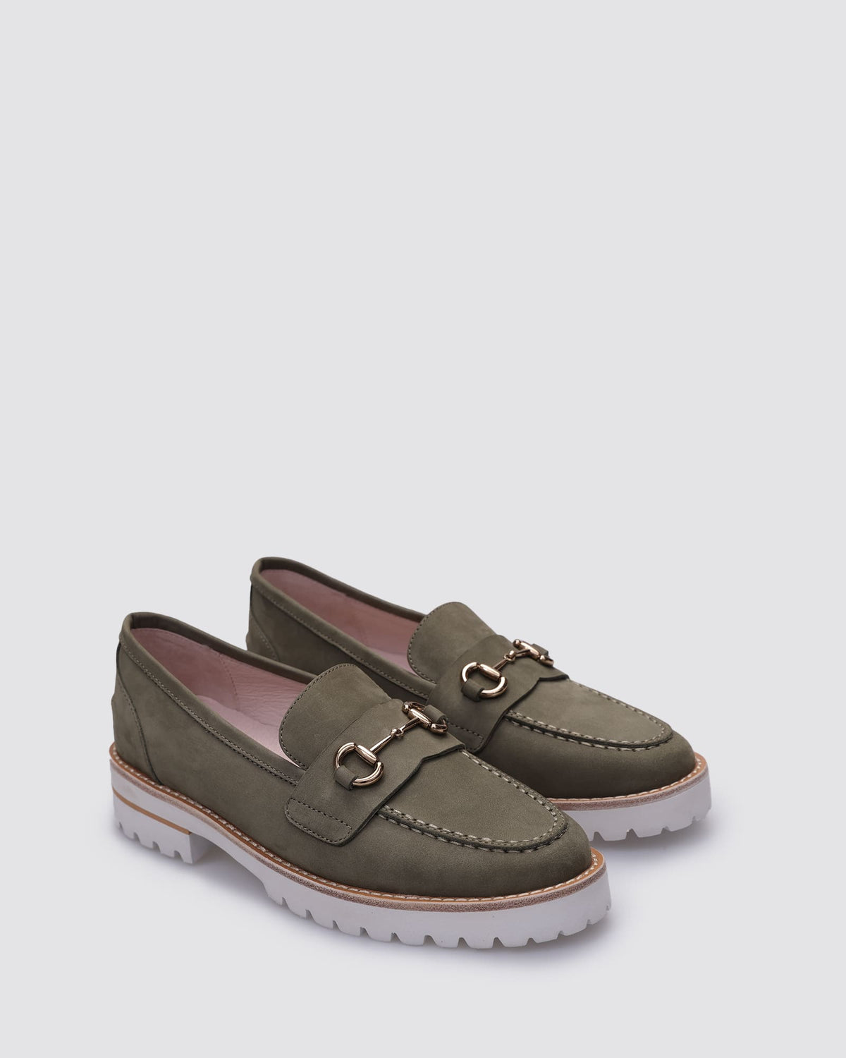 KRYSTAL LOAFERS SAGE NUBUCK