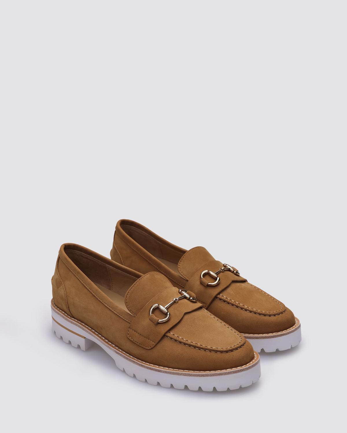 KRYSTAL LOAFERS TAN NUBUCK