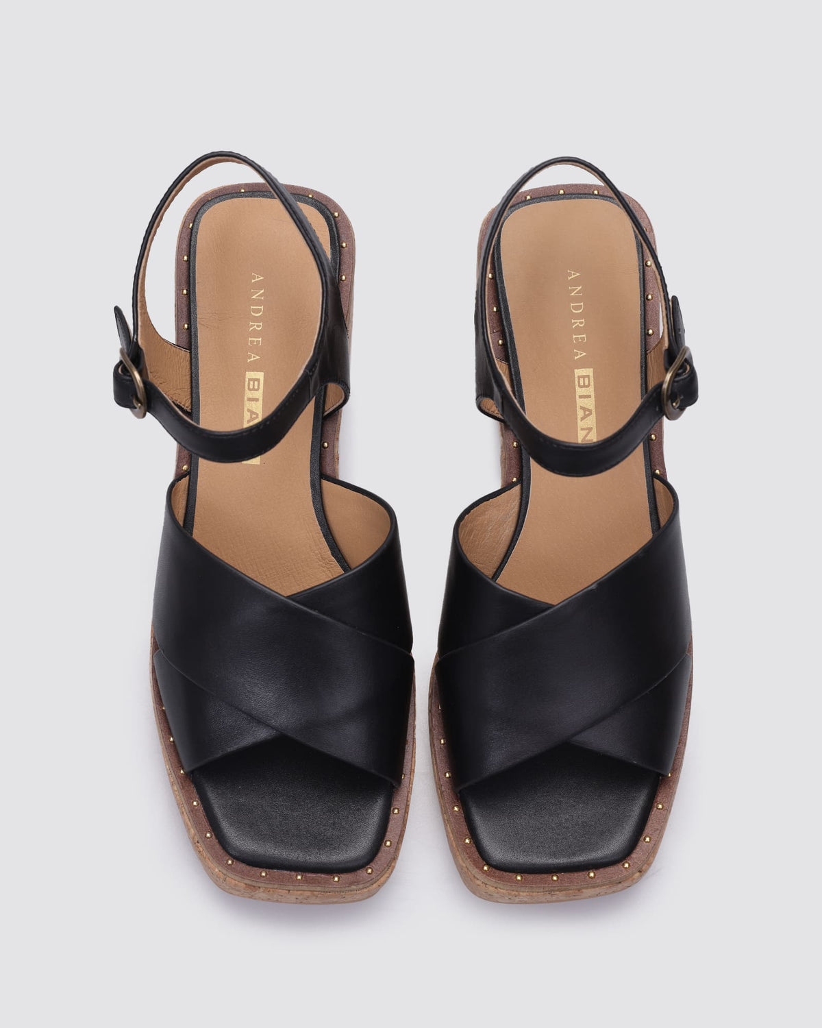 KWEEN HEELS BLACK LEATHER