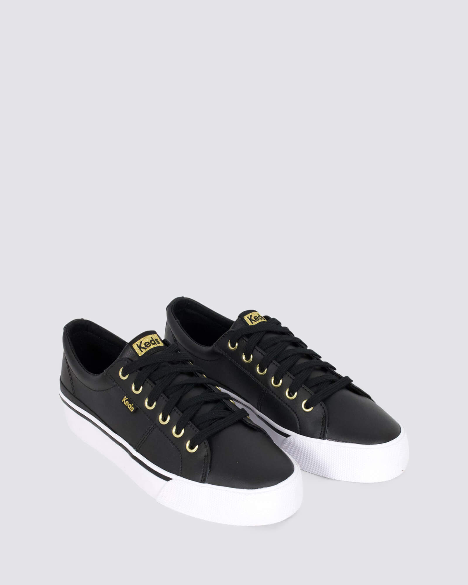 JUMP KICK DUO LEATHER BLACK