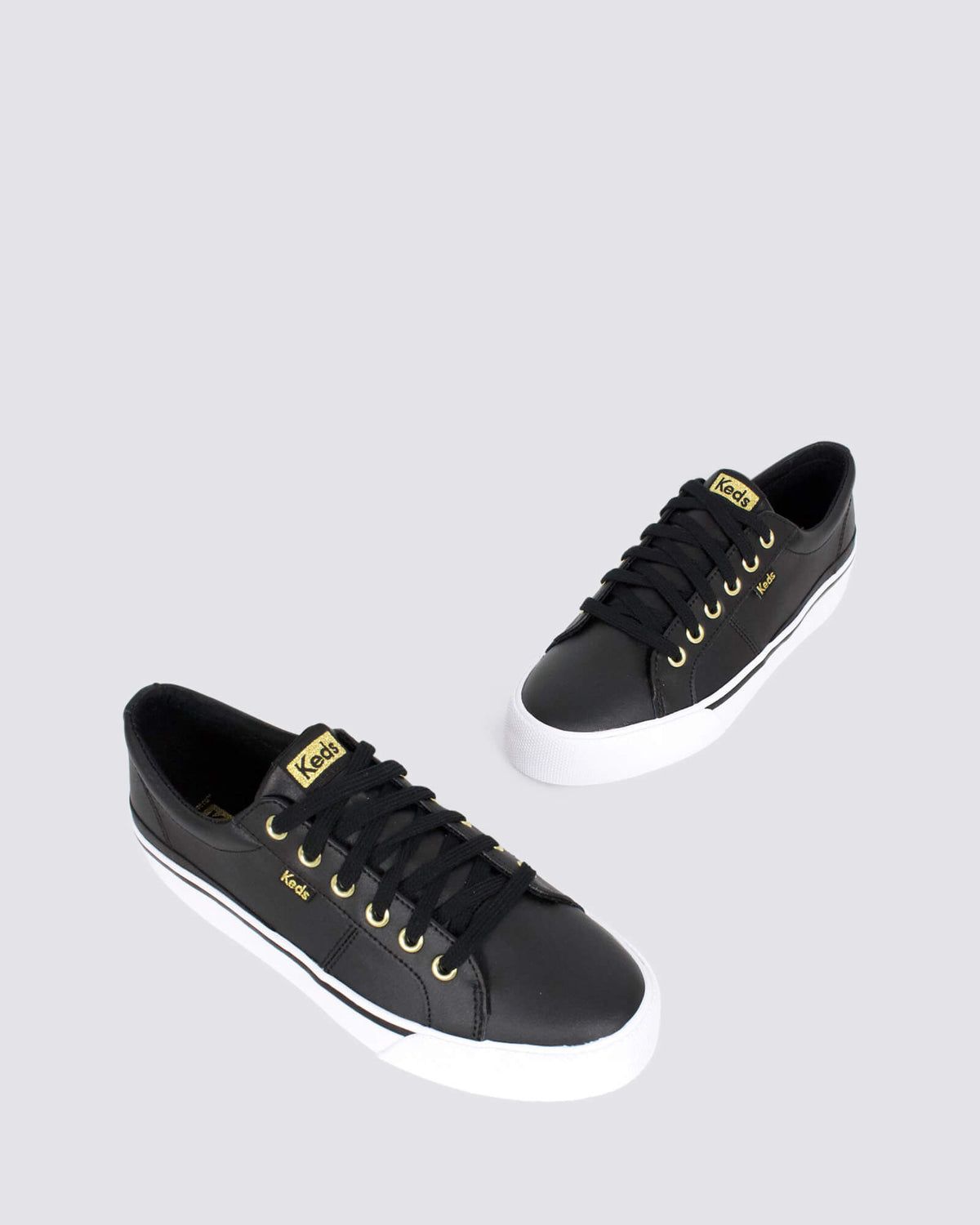 JUMP KICK DUO LEATHER BLACK