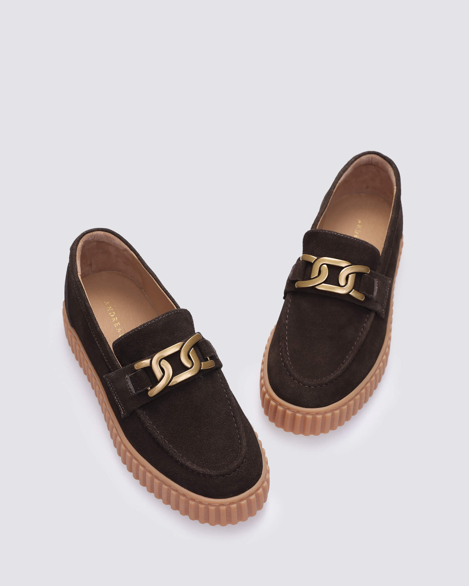 Lava Chocolate Suede | Womens Loafers | Andrea Biani
