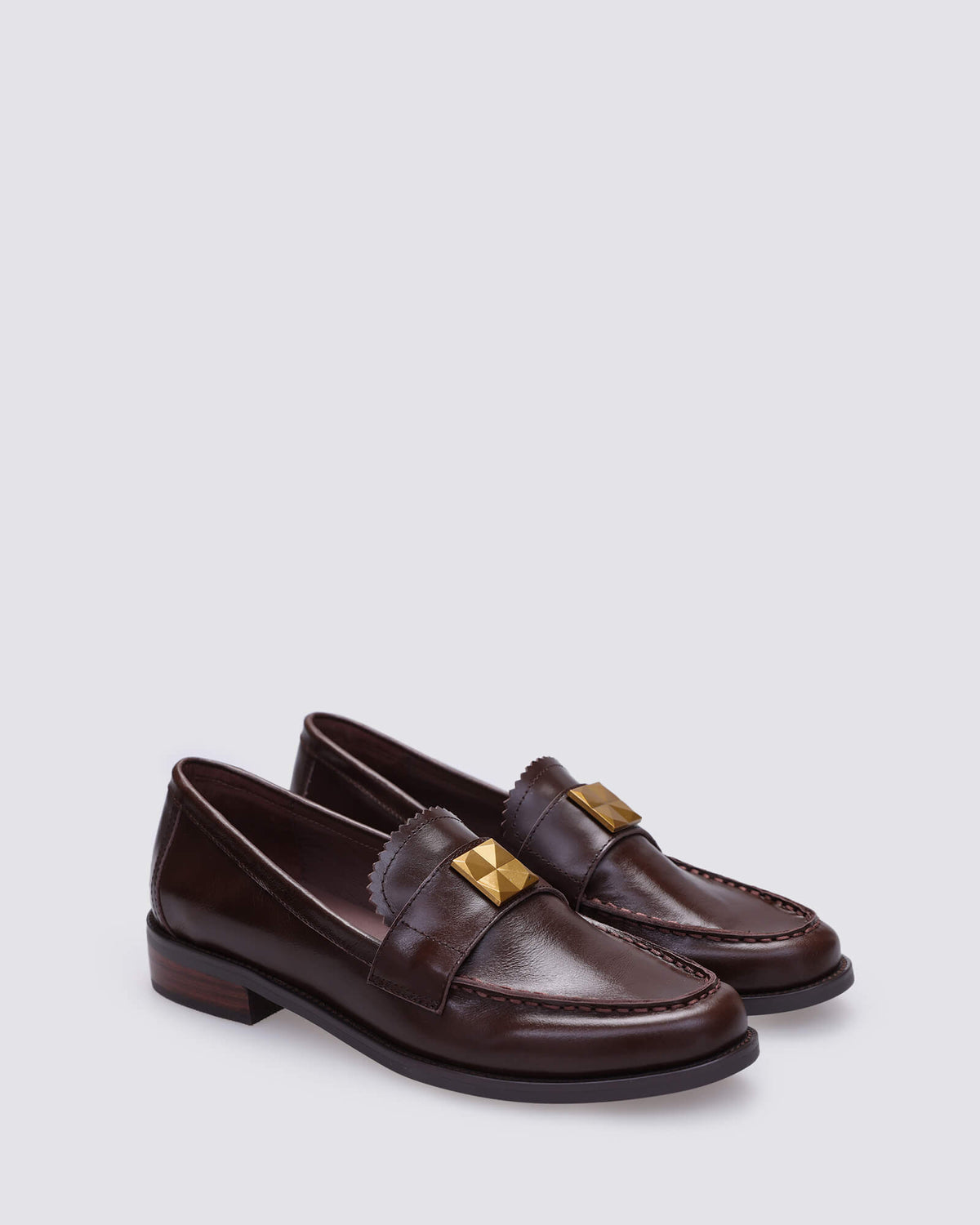 LETTY LOAFERS CHOCOLATE LEATHER