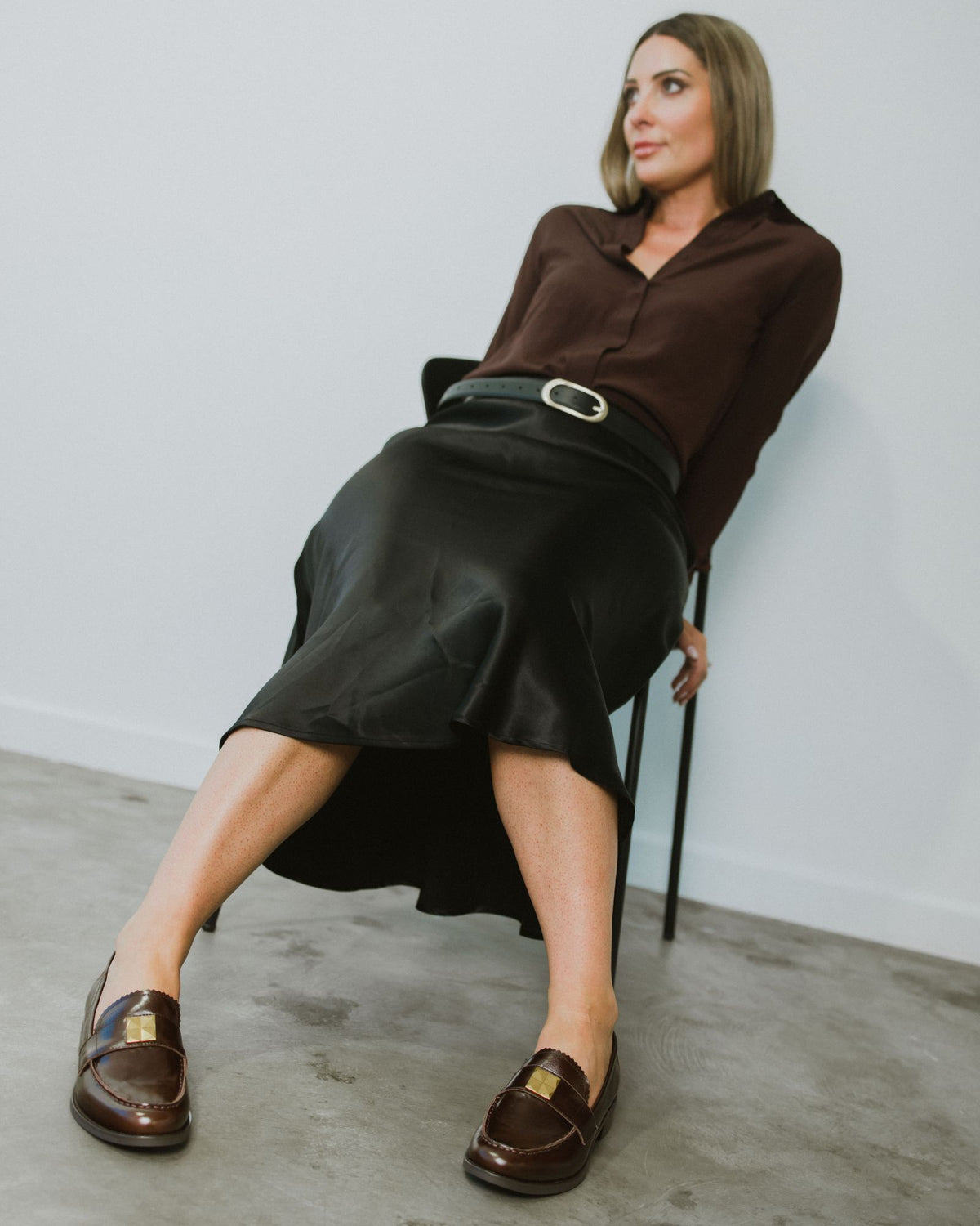 LETTY LOAFERS CHOCOLATE LEATHER