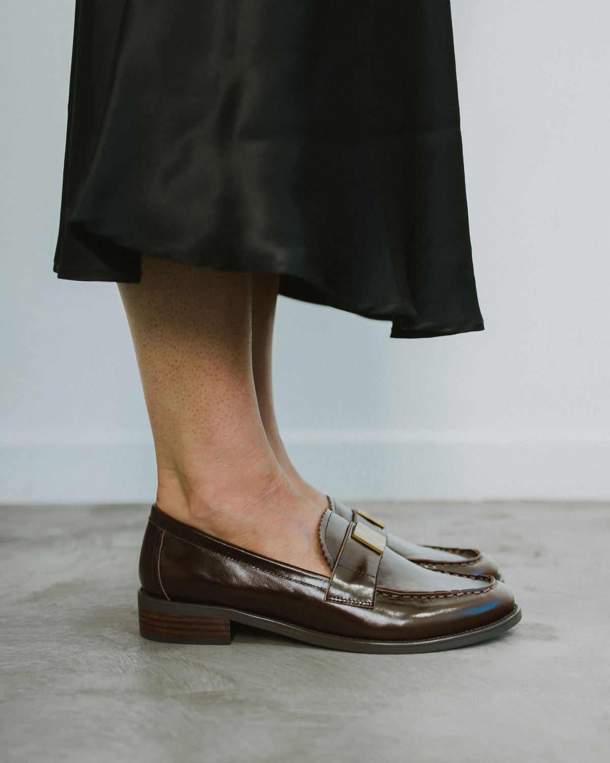 LETTY LOAFERS CHOCOLATE LEATHER