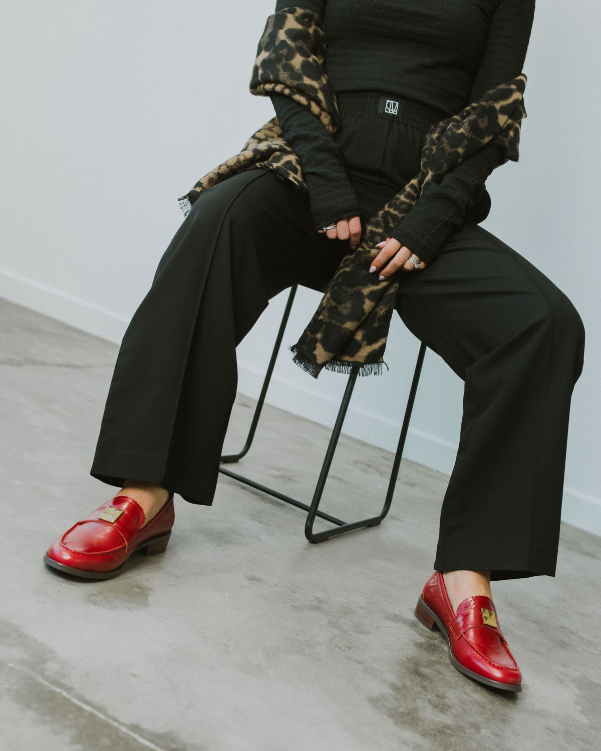 LETTY LOAFERS RED LEATHER