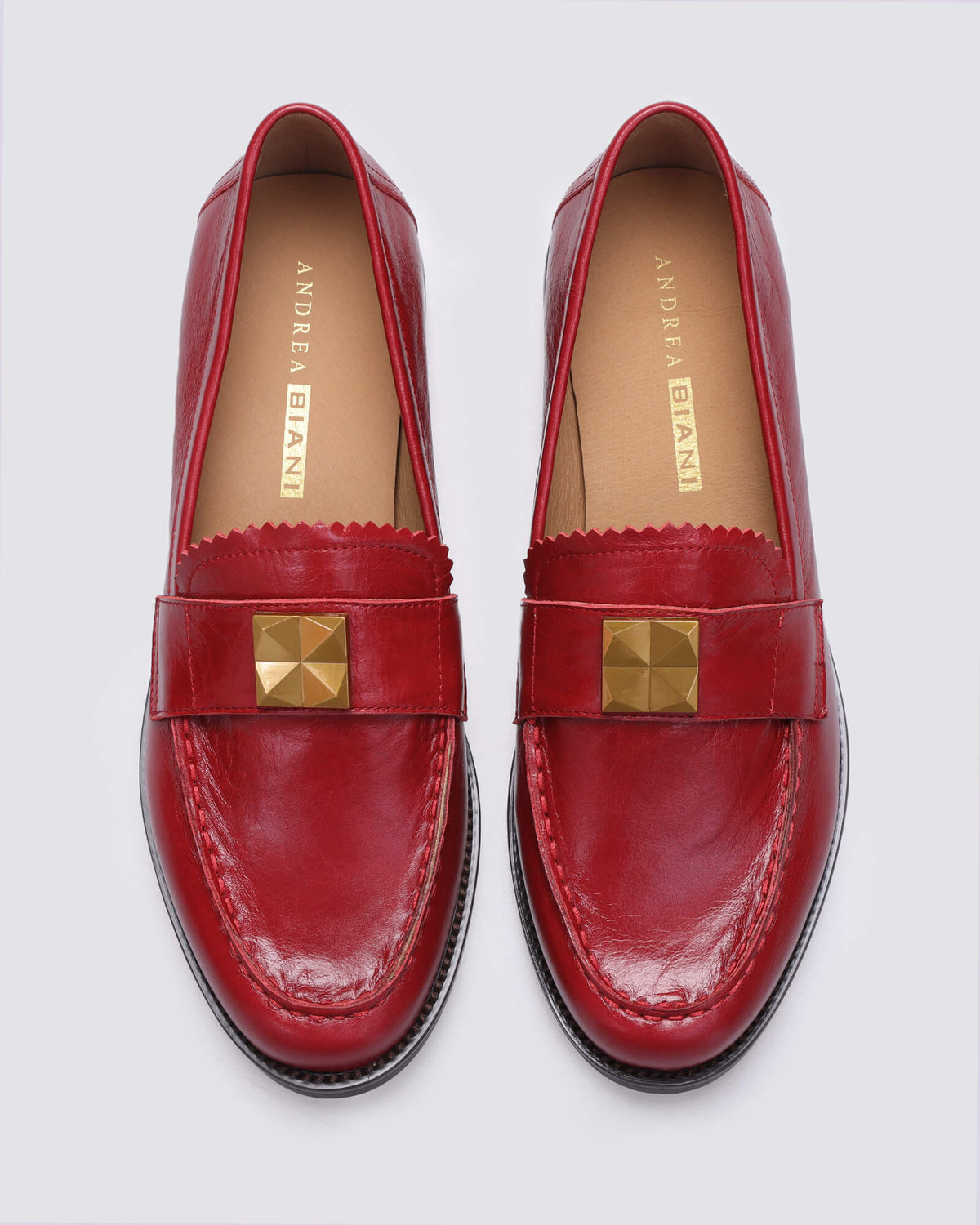 LETTY LOAFERS RED LEATHER