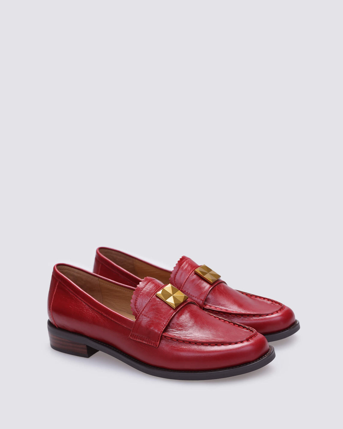 LETTY LOAFERS RED LEATHER