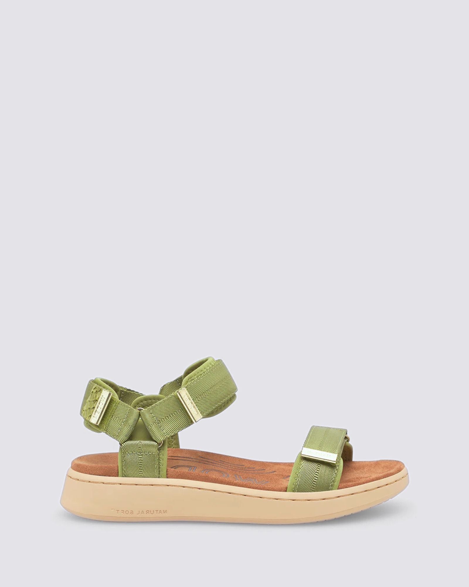 LINE SANDALS BAMBUS GREEN