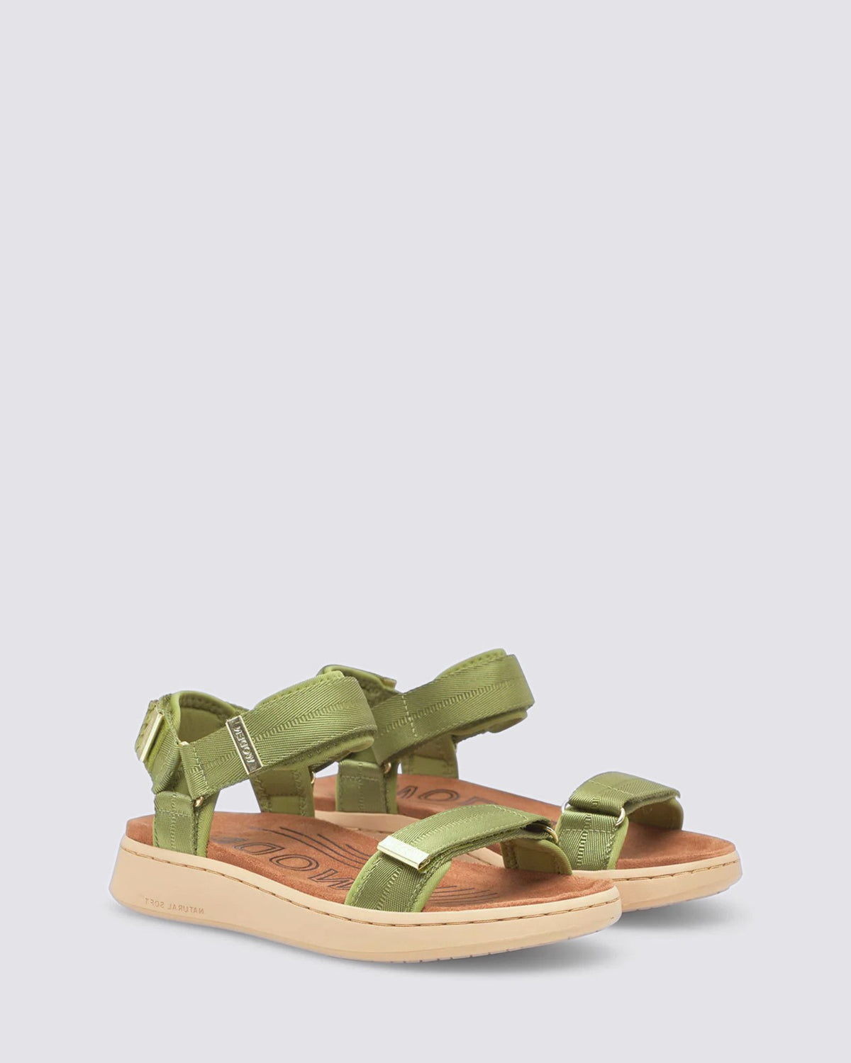 LINE SANDALS BAMBUS GREEN