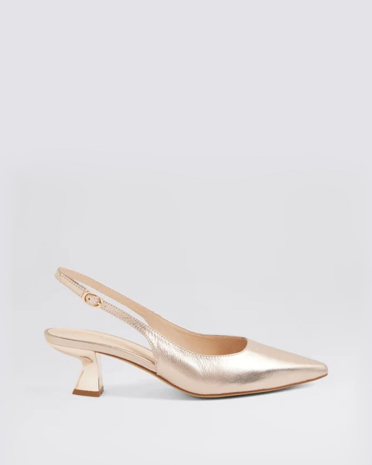 LINLY SLINGBACK HEELS PLATINO