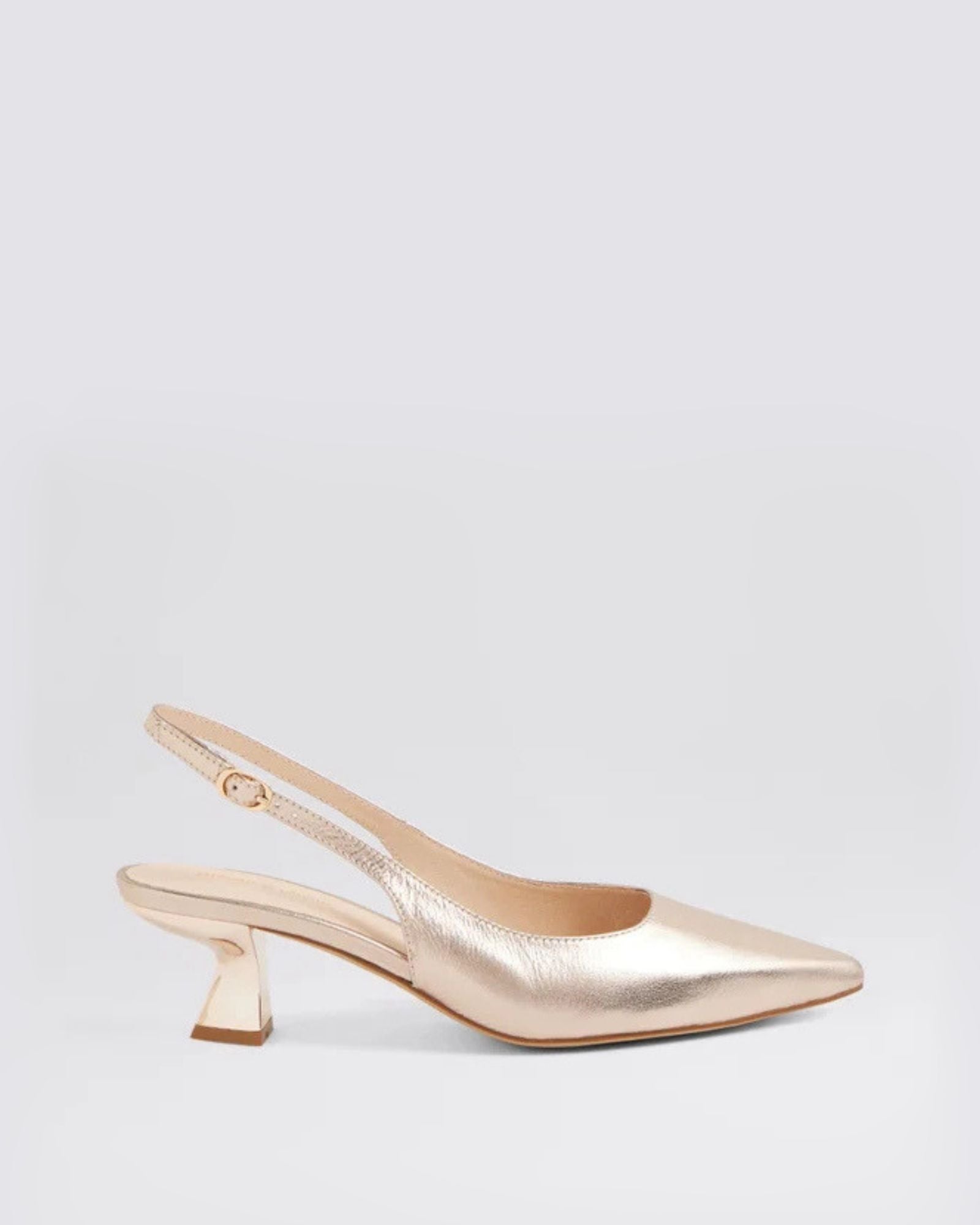 LINLY SLINGBACK HEELS PLATINO