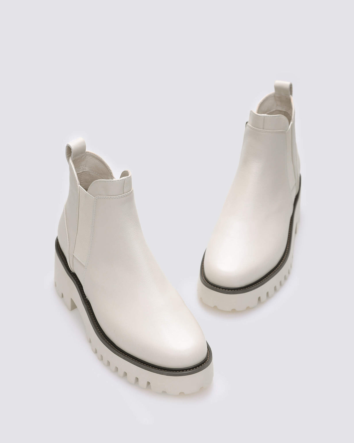 LIONESS ANKLE BOOTS CREAM