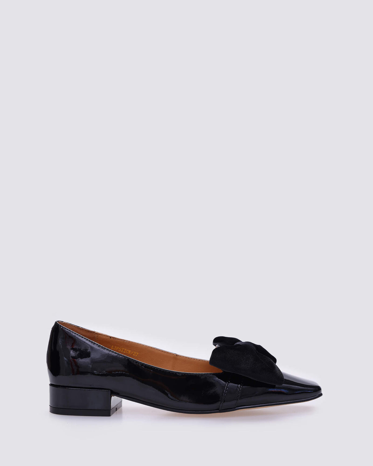 LIPSTICK SHOES BLACK PATENT