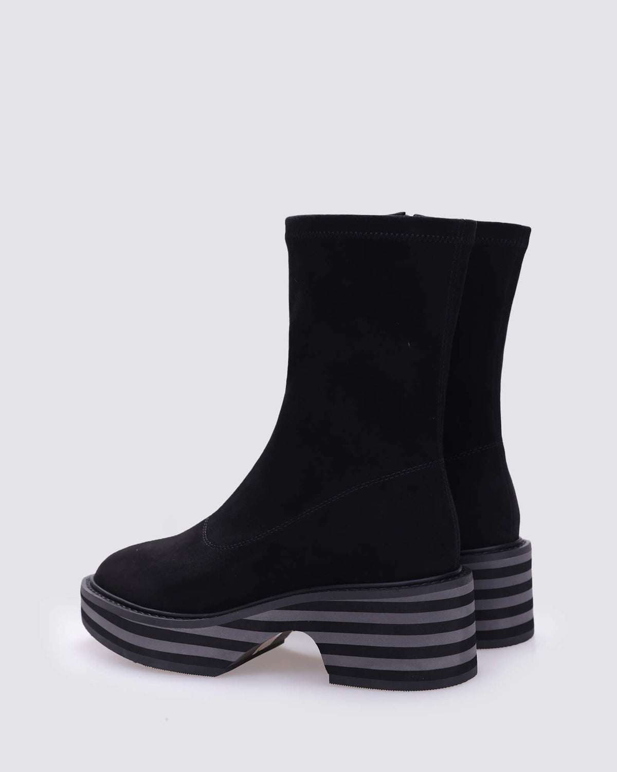 LOVEY BOOTS BLACK MICROFIBRE