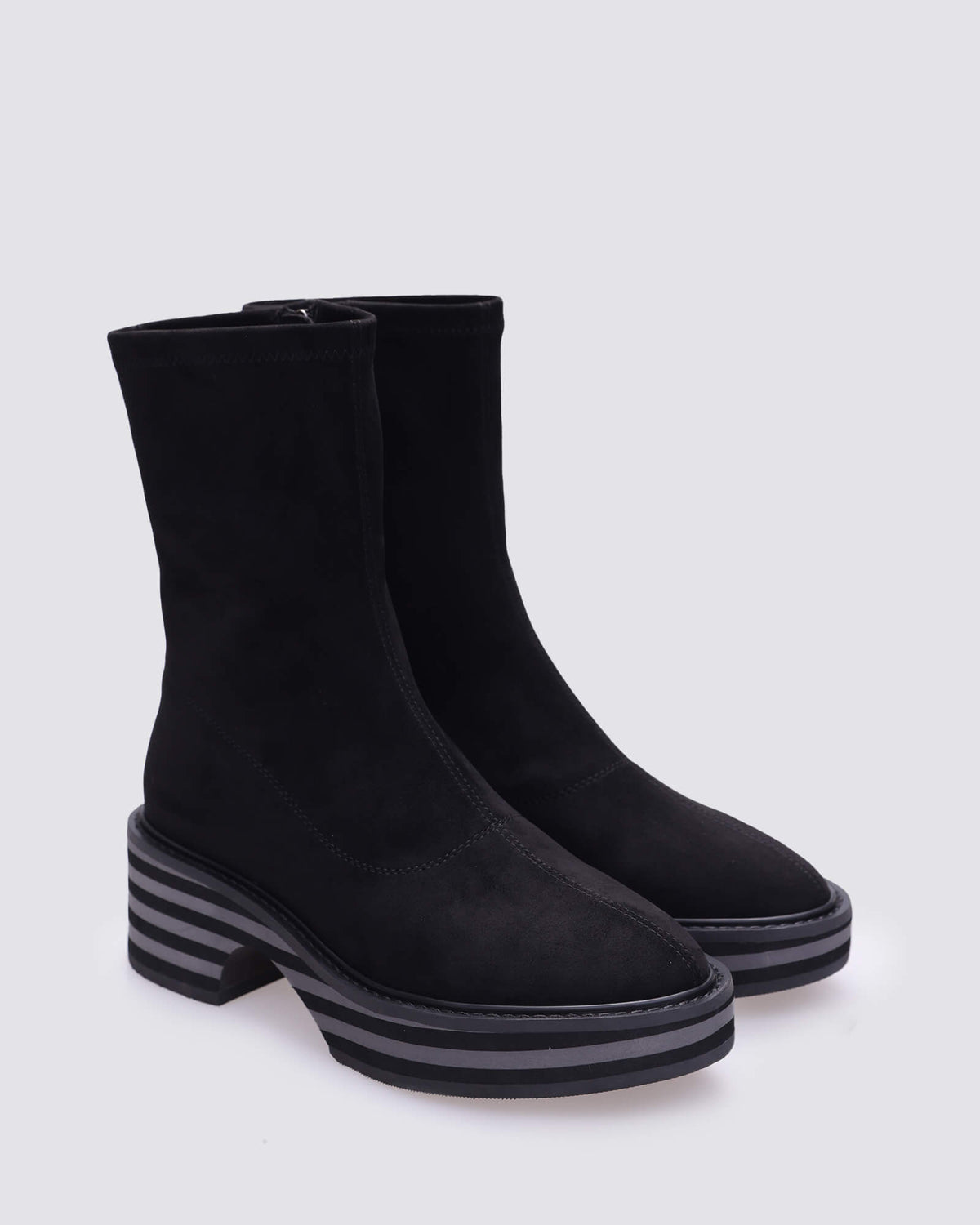 LOVEY BOOTS BLACK MICROFIBRE