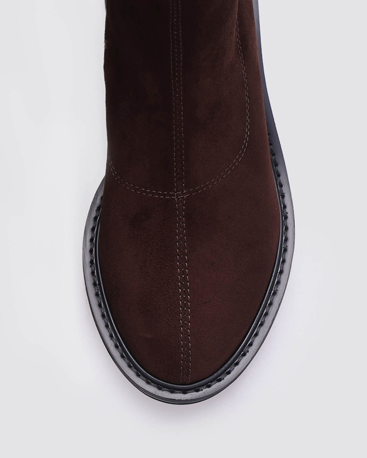 LOVEY BOOTS CHOCOLATE MICROFIBRE