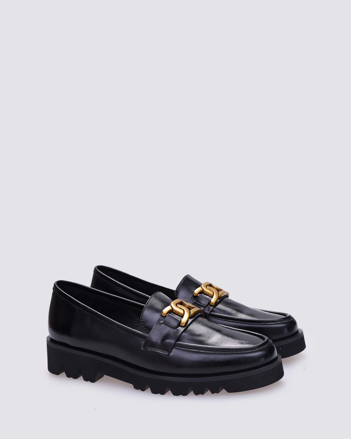 LUNA LOAFERS BLACK LEATHER