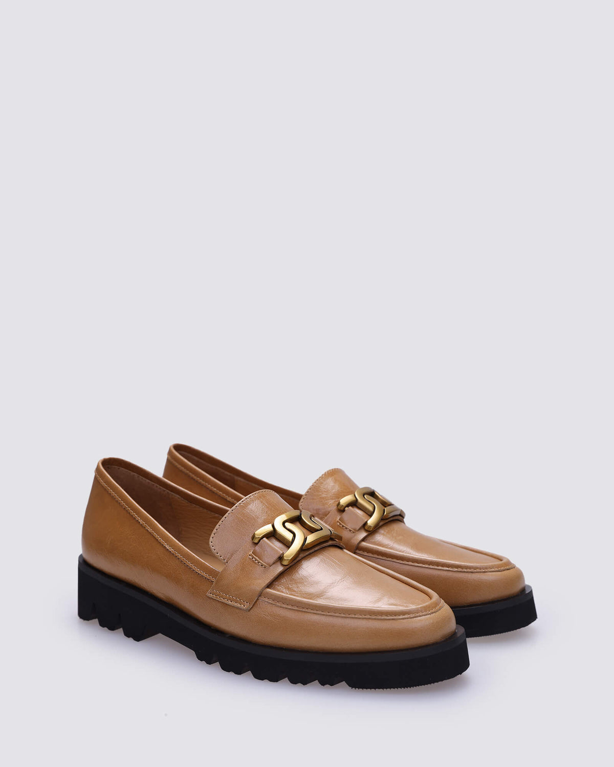 LUNA LOAFERS CAMEL LEATHER
