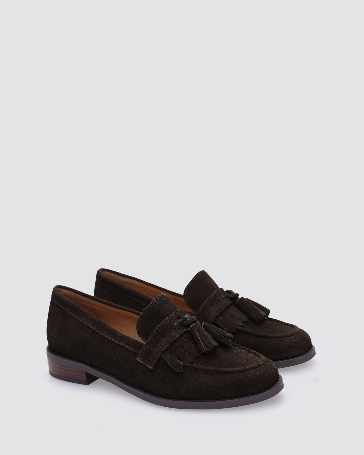 LUSH LOAFERS CHOCOLATE SUEDE