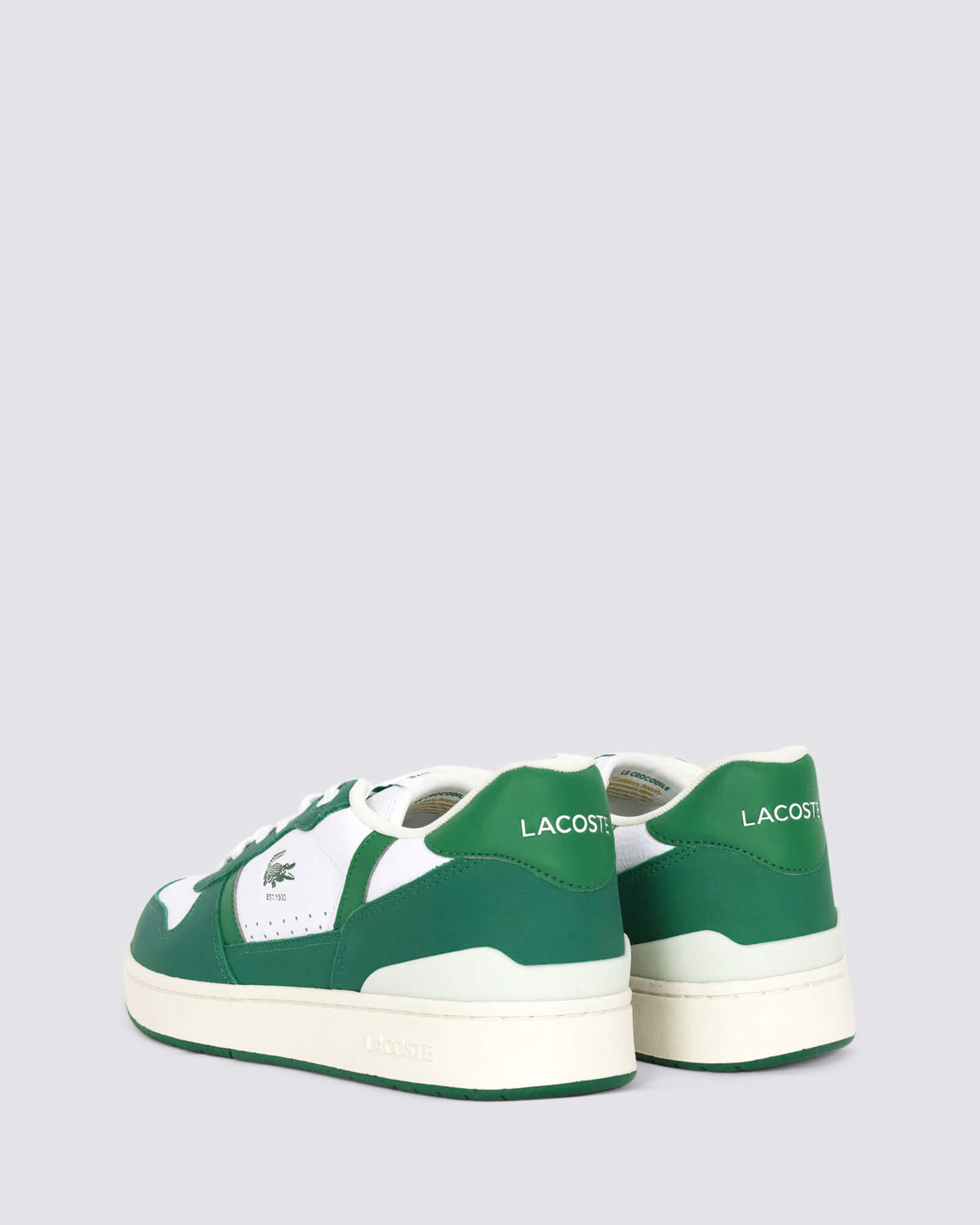 T-CLIP SET 224 6 SMA SNEAKERS WHITE/GREEN LEATHER