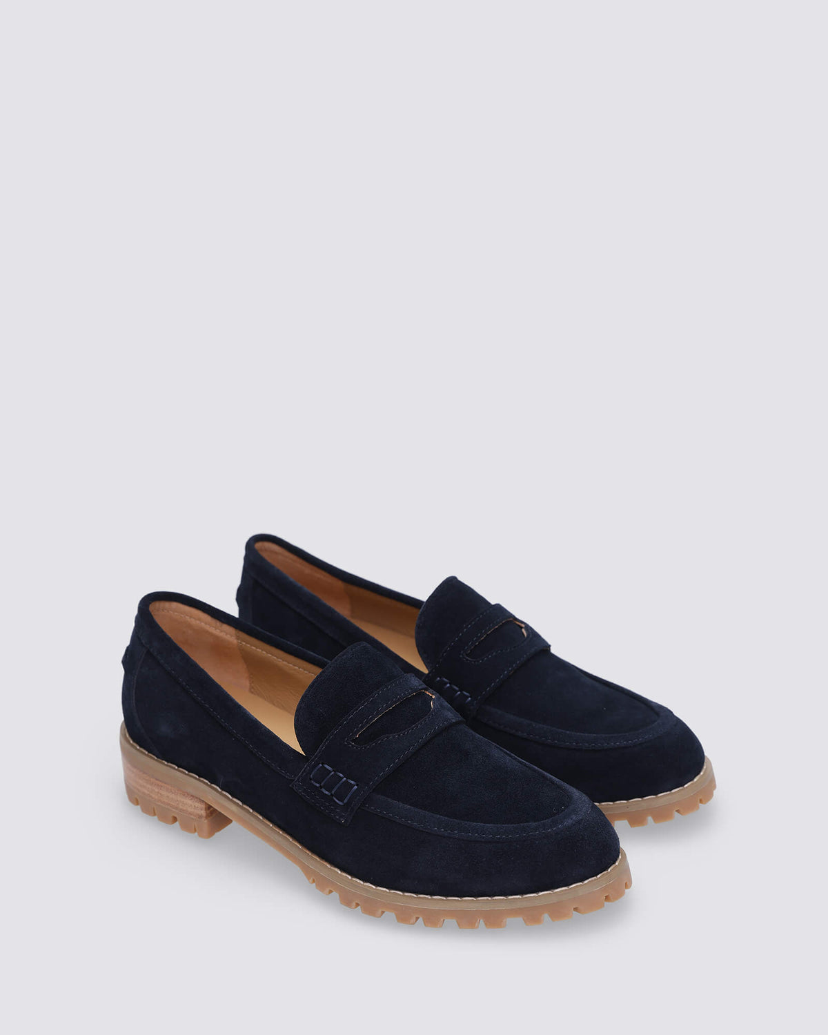 MANDY LOAFERS NAVY SUEDE