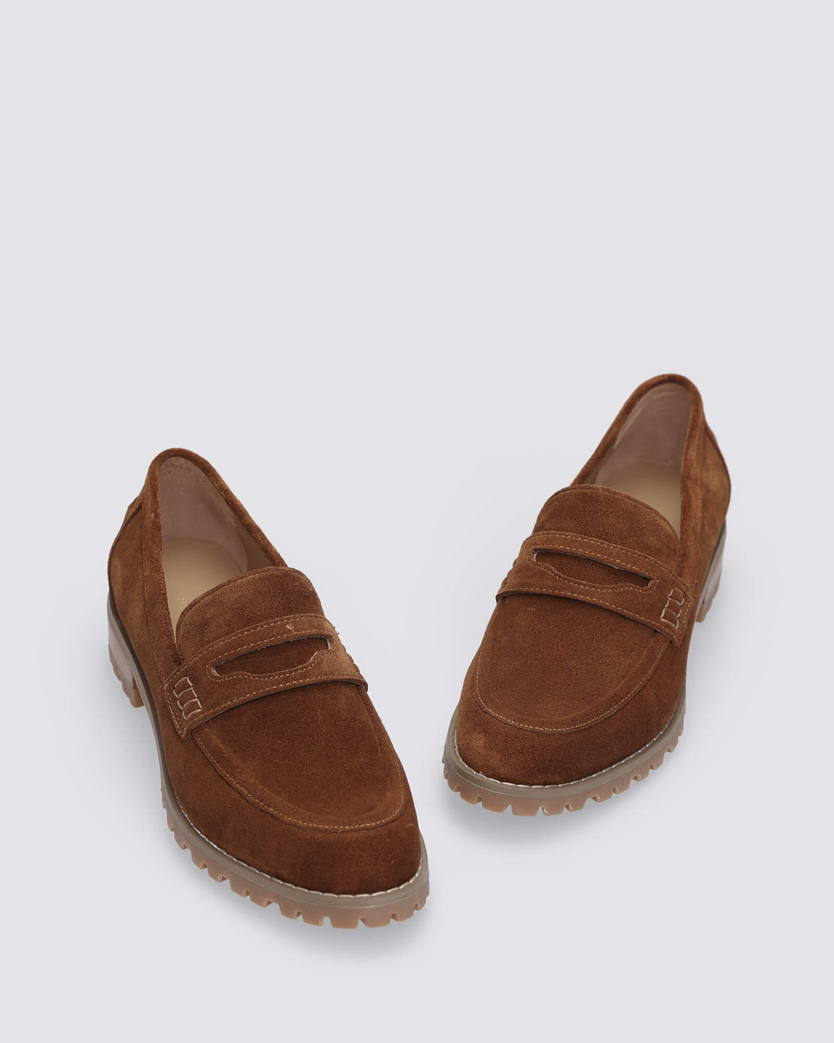 MANDY LAOFERS TAN SUEDE