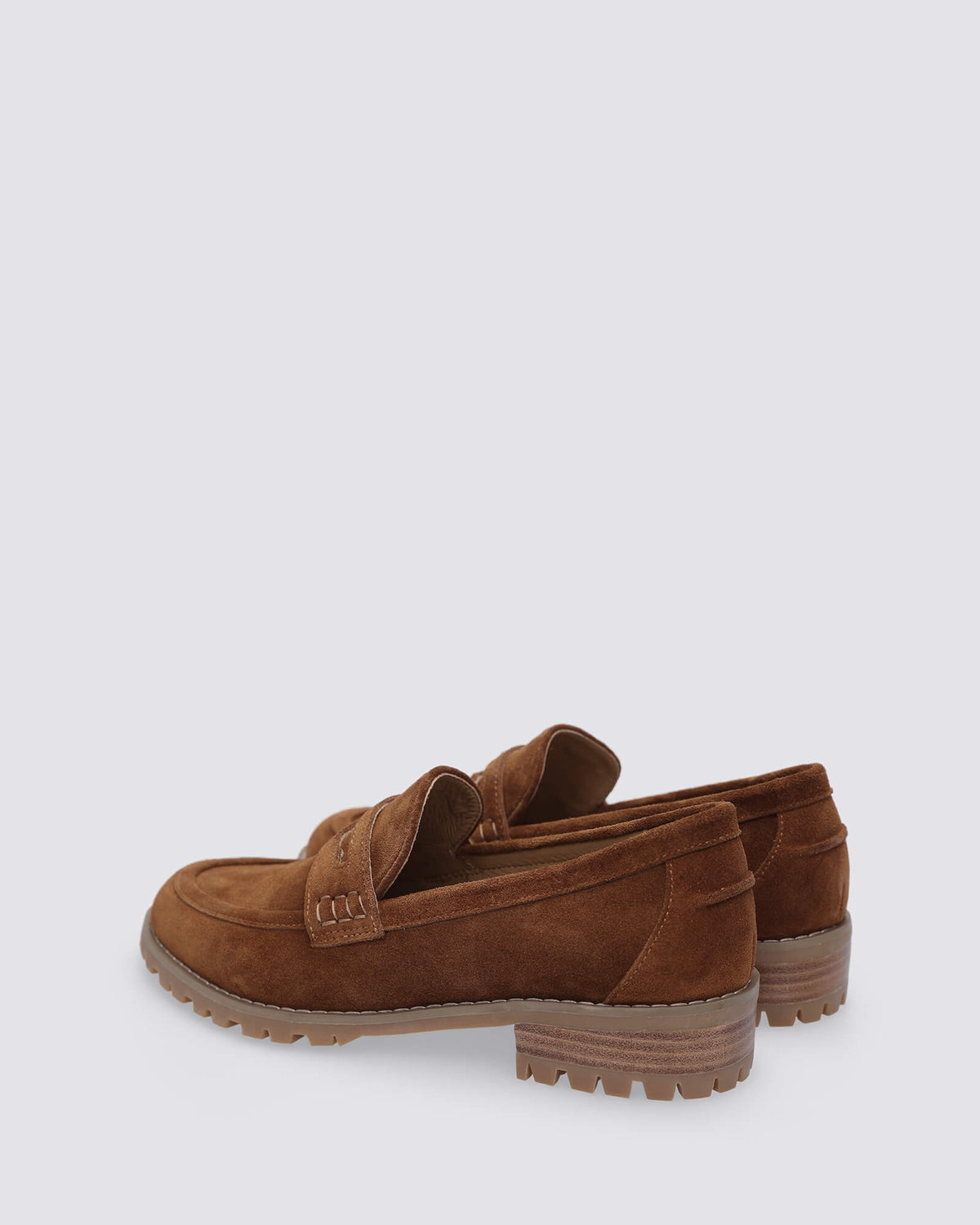 MANDY LAOFERS TAN SUEDE