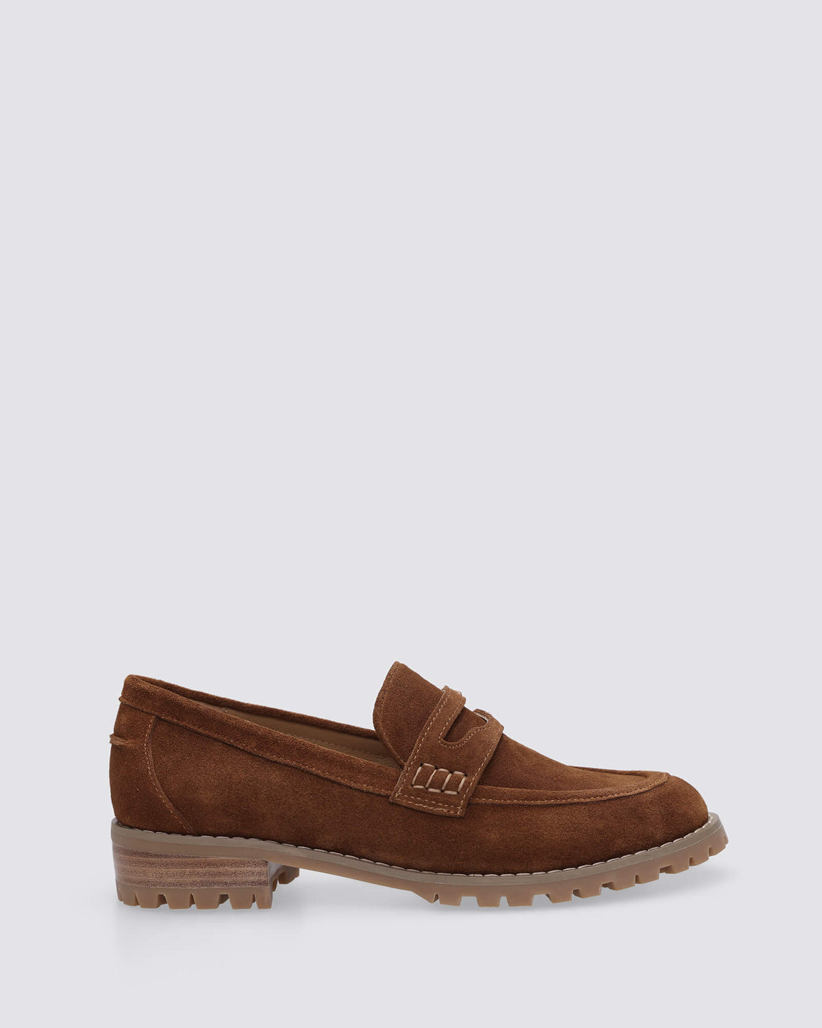 MANDY LAOFERS TAN SUEDE