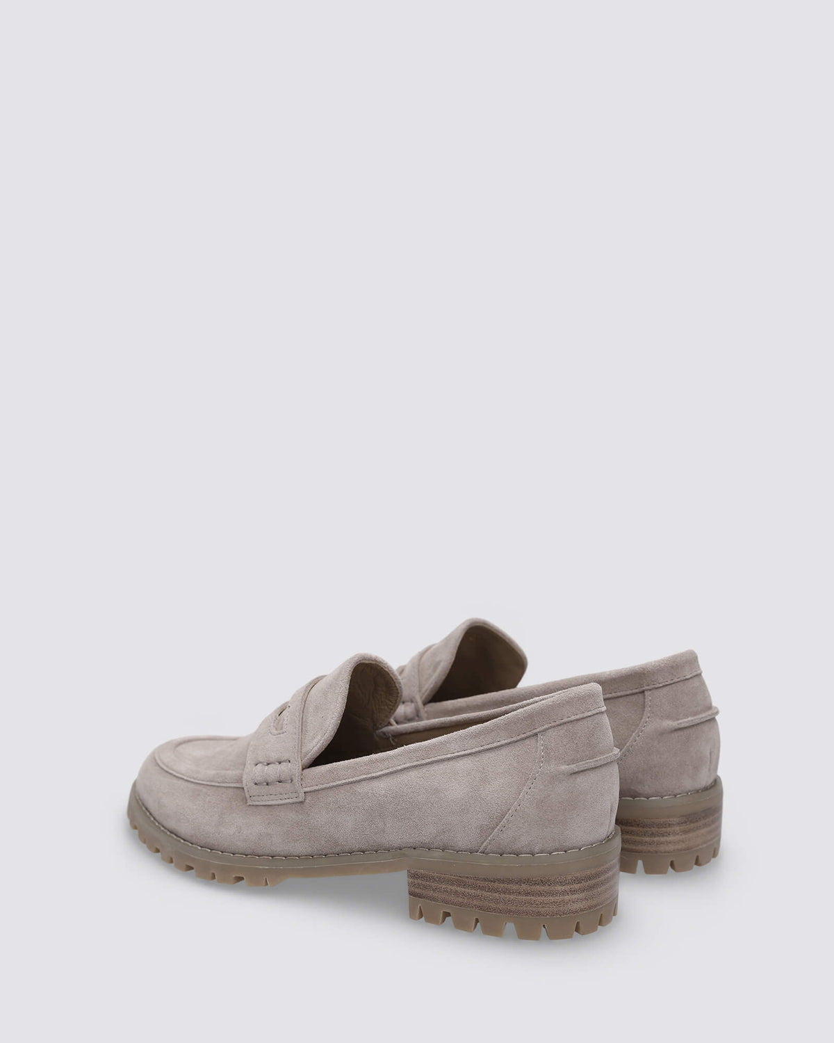 MANDY LOAFERS TAUPE SUEDE