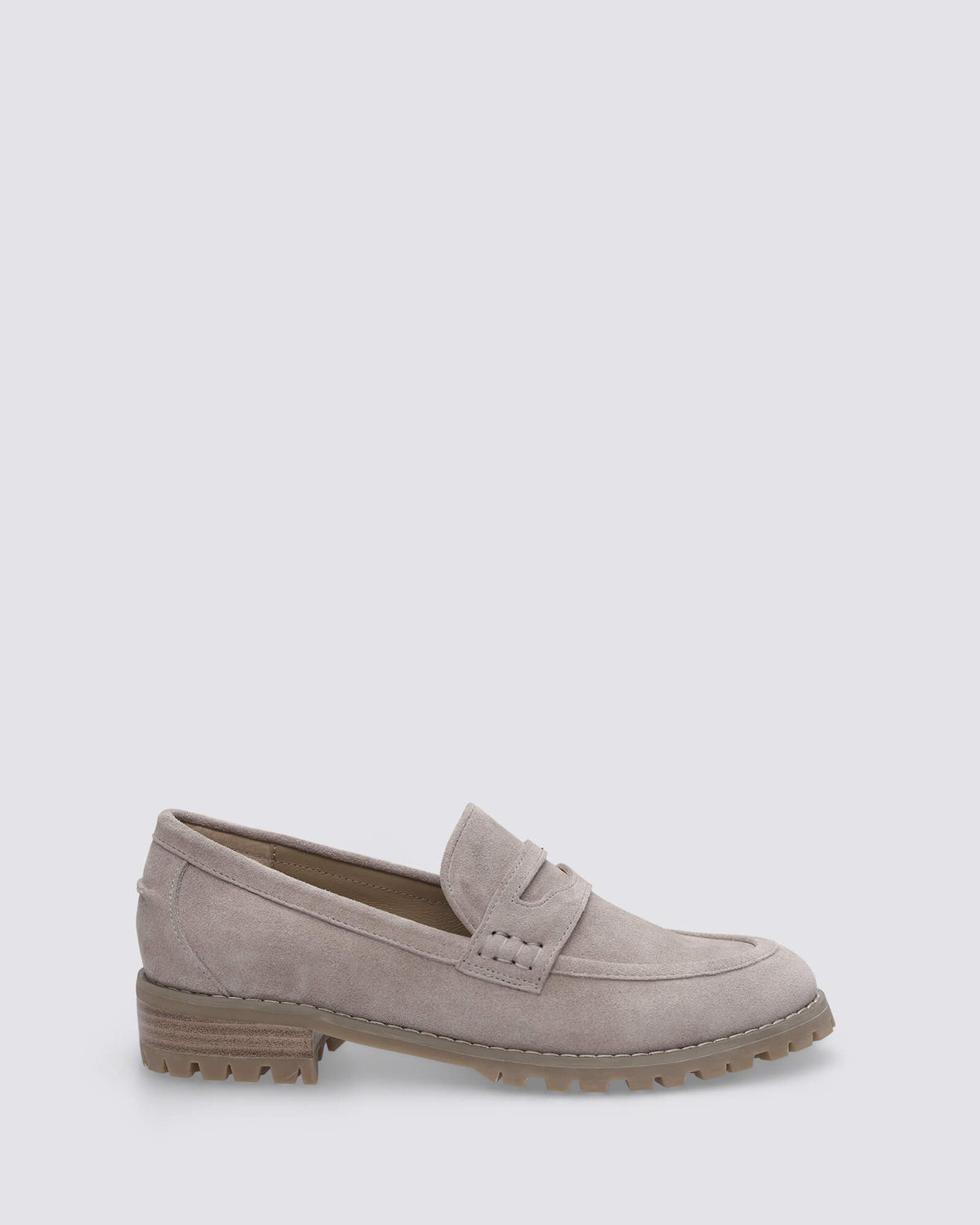 MANDY LOAFERS TAUPE SUEDE