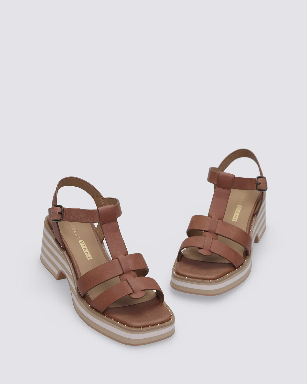 MARIA SANDALS TAN LEATHER