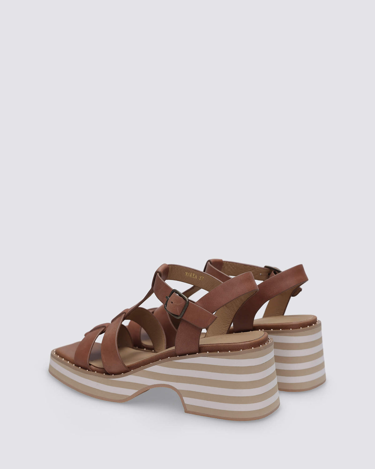 MARIA SANDALS TAN LEATHER
