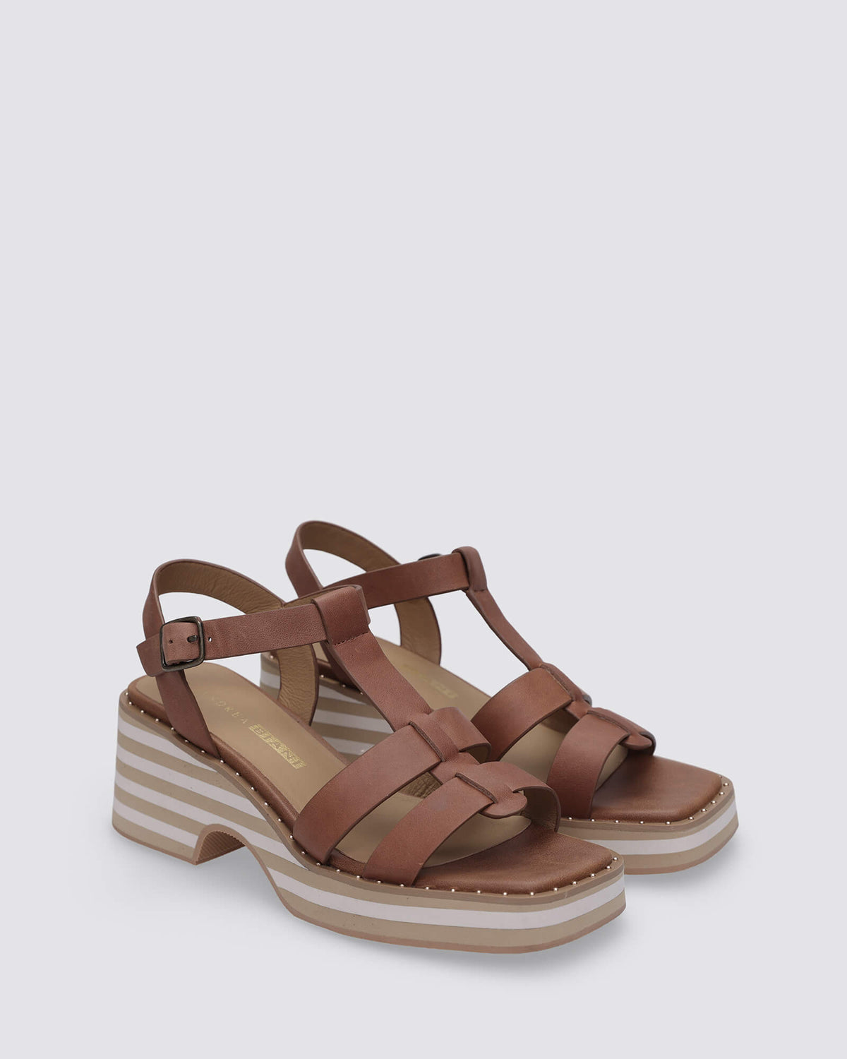 MARIA SANDALS TAN LEATHER