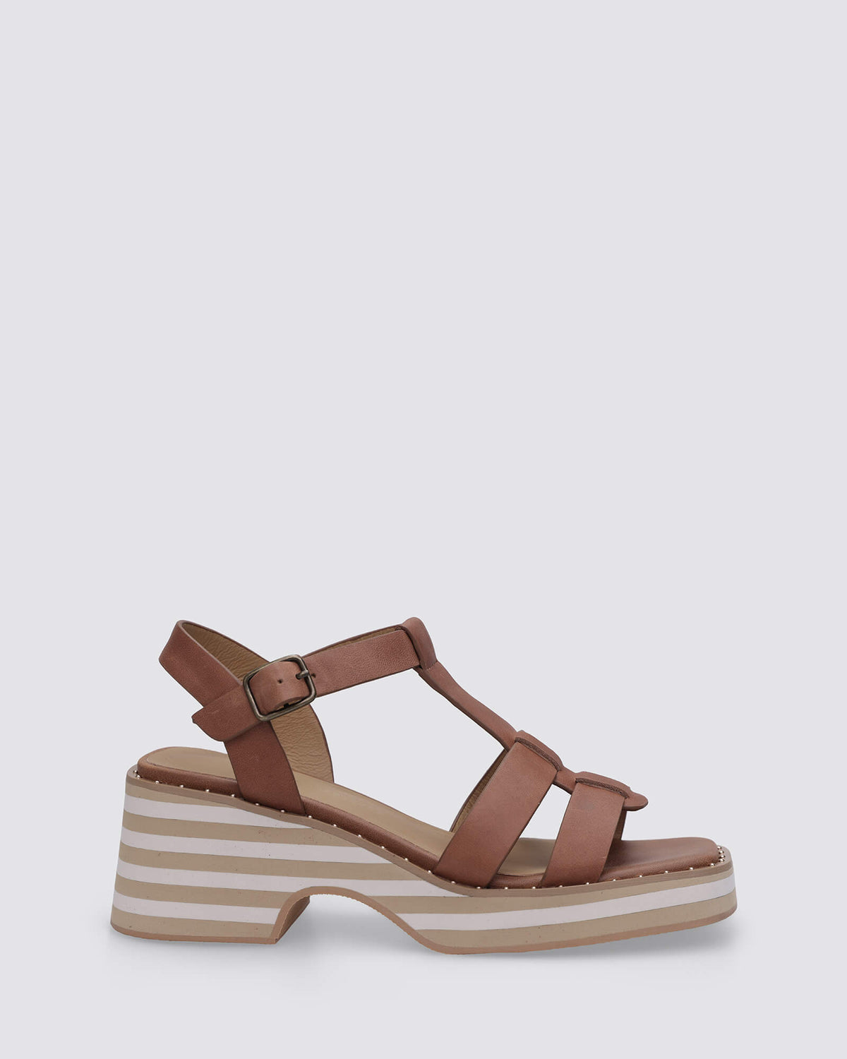 MARIA SANDALS TAN LEATHER