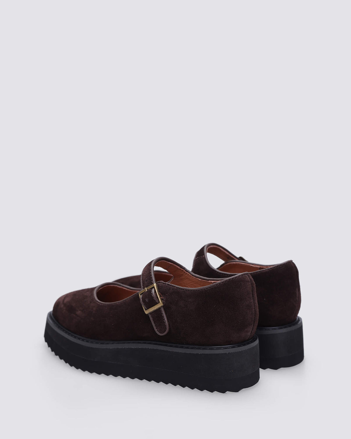 MAVEN PLATFORM MARY JANES CHOCOLATE